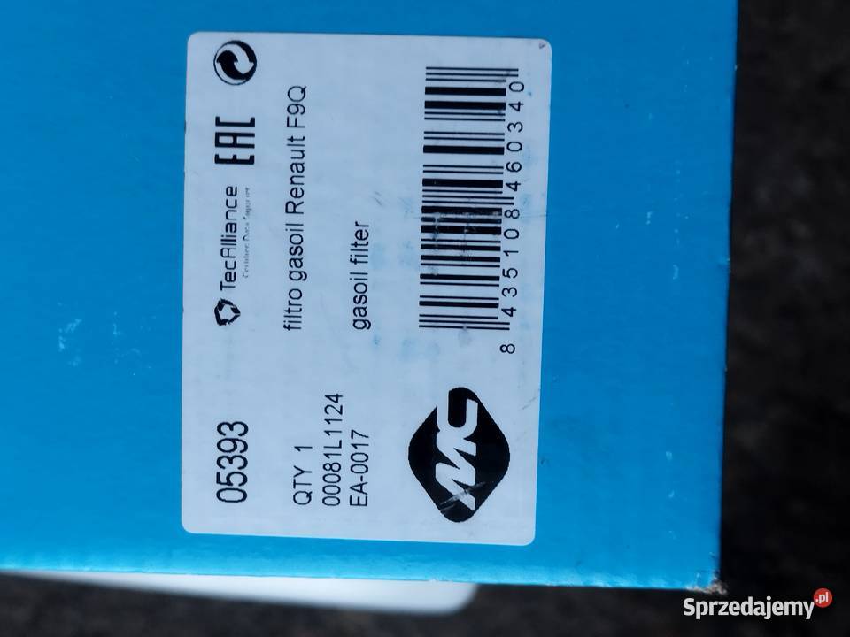 Obudowa Filtra Paliwa MC 05393 8200084288 Jasło