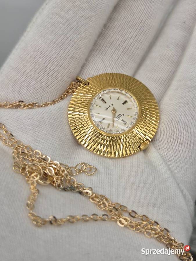Zegarek wisiorek ChaikaExacta ZSRR Au 5 Chorzów