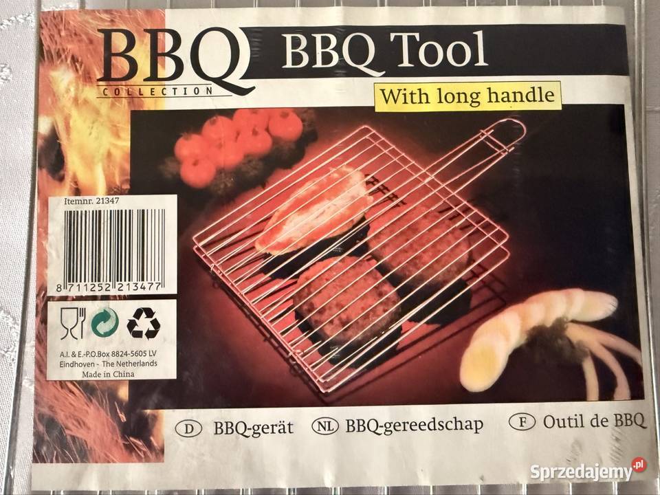 Ruszt grillowy BBQ składany z rączką stalowy Dom i Ogród śląskie Czerwionka-Leszczyny