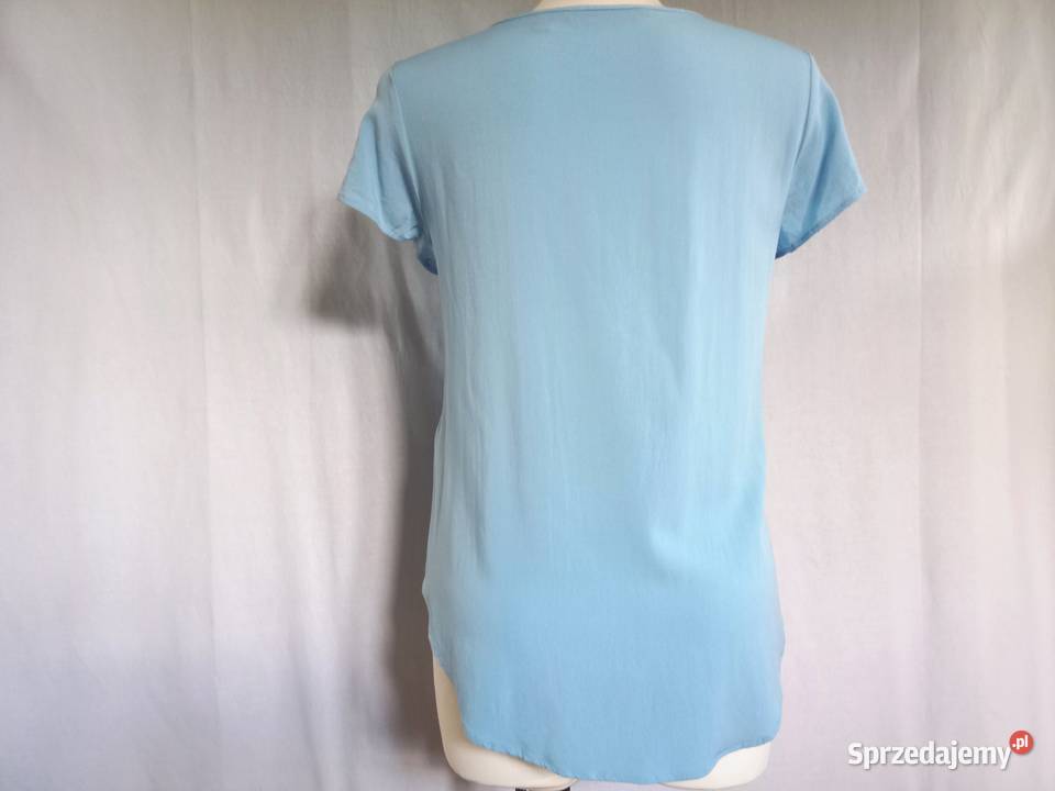 Bluzka niebieska Letnia r S wiskoza NOWA niebieski Białystok