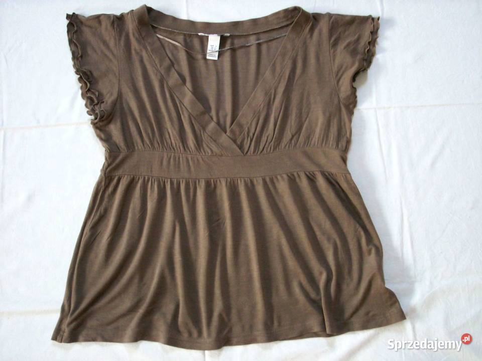 HM Bluzka Kawowa Lato 42 XL Rozmiar 42(XL)