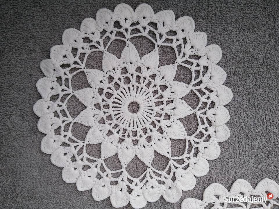 Serwetki Szydełko Crochet Rękodzieło Zestaw