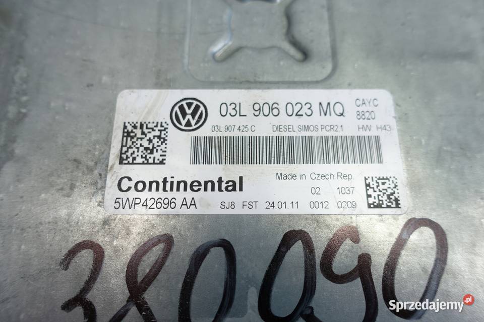 Skoda Octavia II 16 TDI KOMPUTER SILNIKA moduł Rudka sprzedam