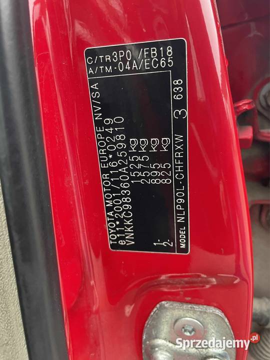 Toyota Yaris 14D4D światła przeciwmgielne