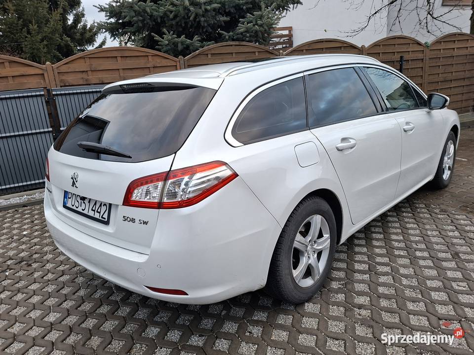 Peugeot 508 I 20 140 Biała Perła Zadbany Niski nieuszkodzony Ostrów Wielkopolski