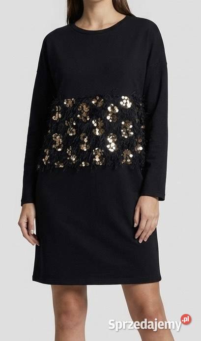 sukienka z cekinami plus size długi Bytom