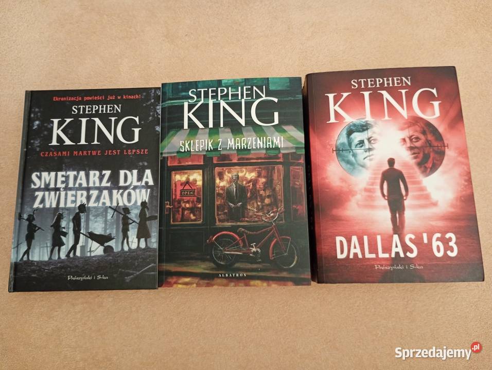 Stephen King x 10 Zestaw książek w stanie sprzedam