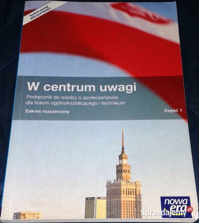 W centrum cz1 Podręcznik WOS A Janicki J Chełm sprzedam