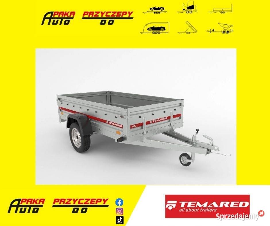 Przyczepka TEMARED PRO 2312 DMC 750 Kielce