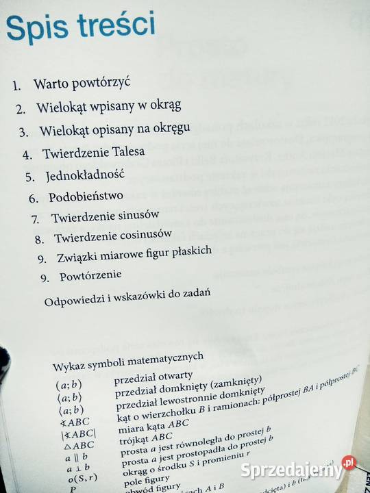 Geometria ćwiczenia matematyka używane mazowieckie Warszawa