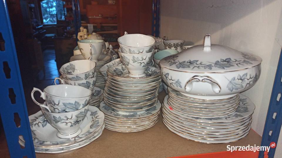 Filiżanka i 2 talerze Silver Maple Royal Albert pomorskie Gdańsk