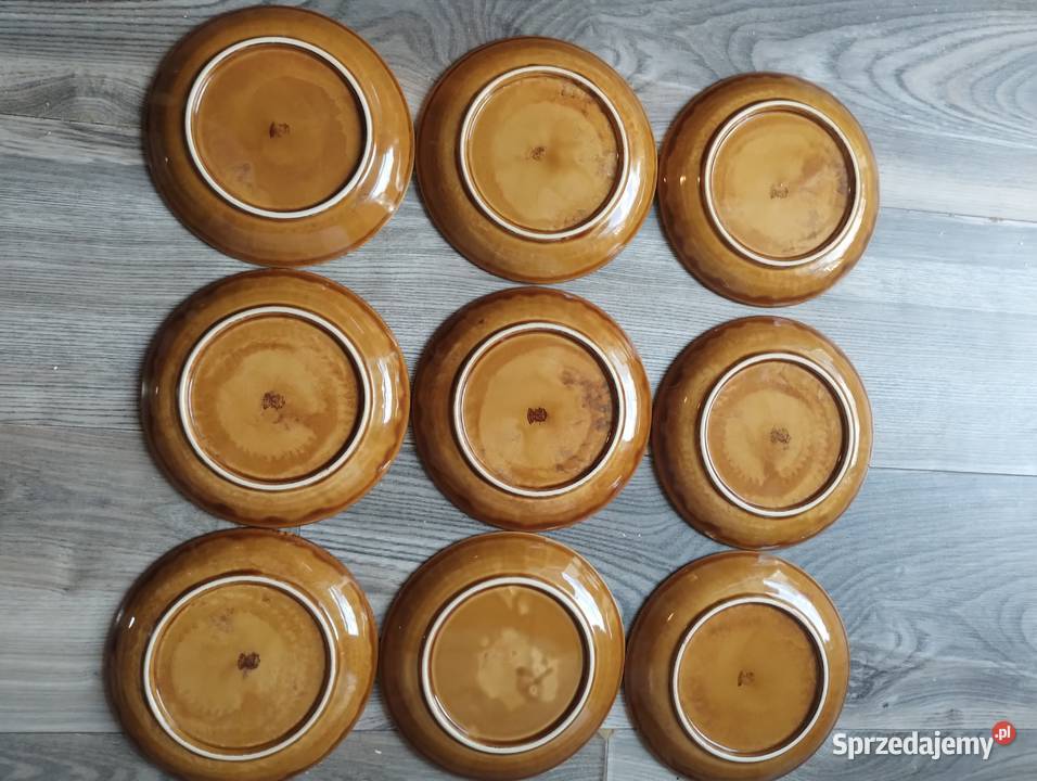 Talerzyki deserowe Tułowice porcelit talerze 9 Wyposażenie wnętrz Strzelce Opolskie