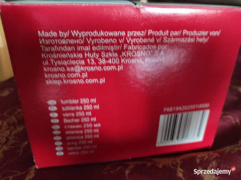 szklanki lifestyle Krosno 6 sztuk do kawy świętokrzyskie Kielce sprzedam