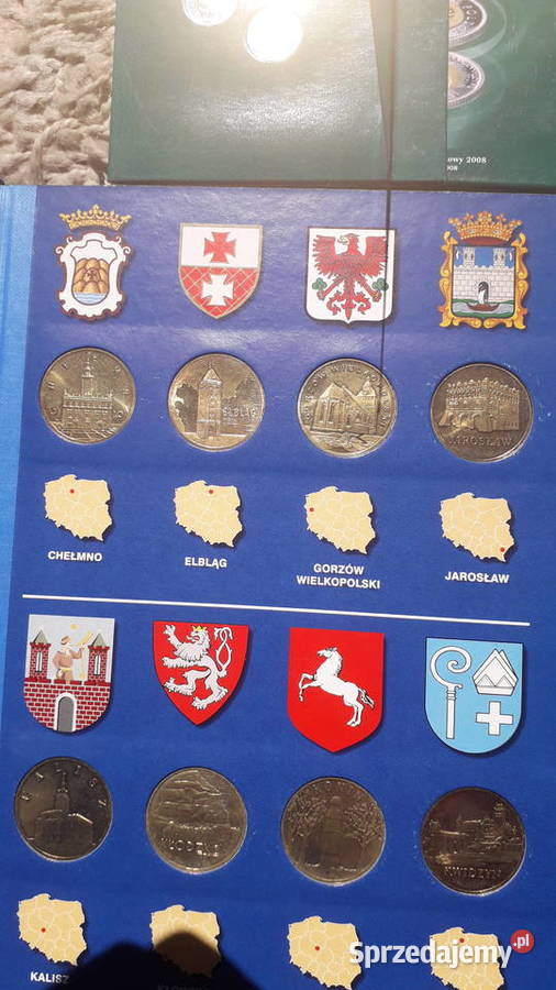 Monety Historyczne Miasta Polski i miniaturki Jarosław