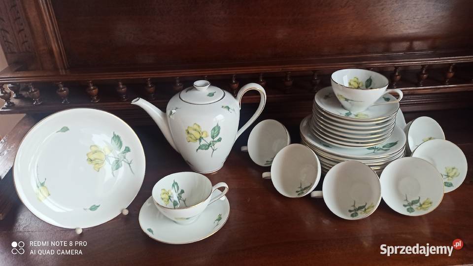 Filiżanka z talerzykiem deserowym Rosenthal Gdańsk