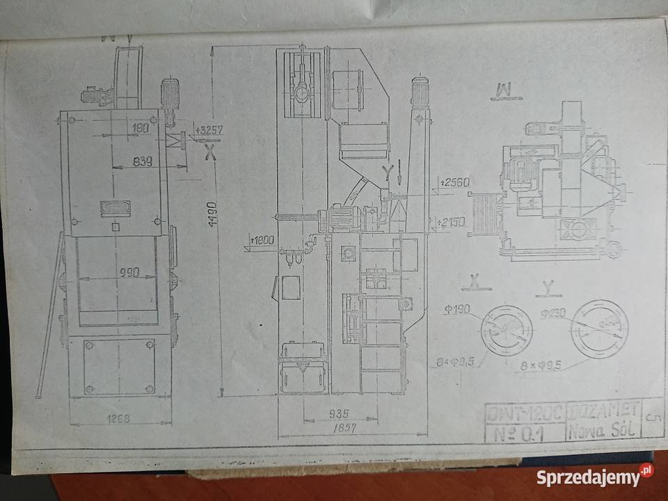 Oczyszczarka wirnikowo taśmowa OWT 120C DOZAMET sprzedam