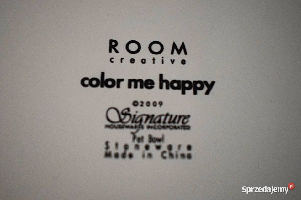 Dwie kolorowe miski pieska Chełmno