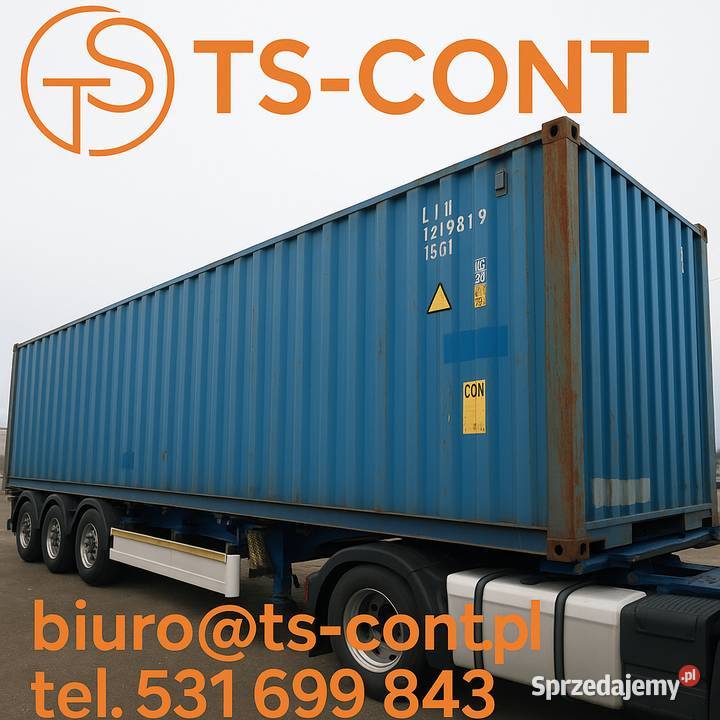 Kontener morski magazynowy budowlany 40 HC CARGO Bydgoszcz sprzedam