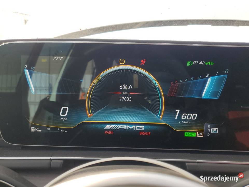 2021 MERCEDESBENZ GLE COUPE AMG 53 4MATIC 4/5 Częstochowa