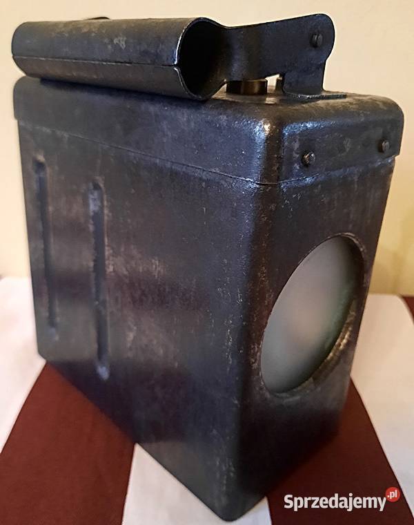 Lampa górnicza na akumulator radziecka lata 60 Ostrów Wielkopolski
