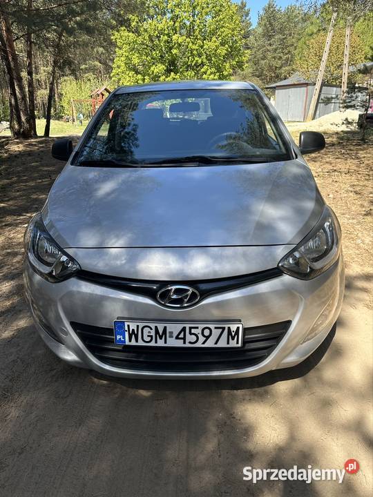 Hyundai i20 niski przebieg srebrny mazowieckie Szczawin Kościelny