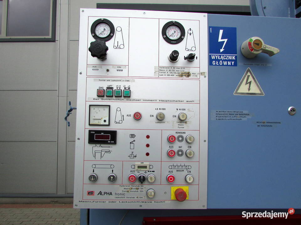 Szlifierka szerokotaśmowa OTT ALPHA 110 ATR11 Mojusz sprzedam