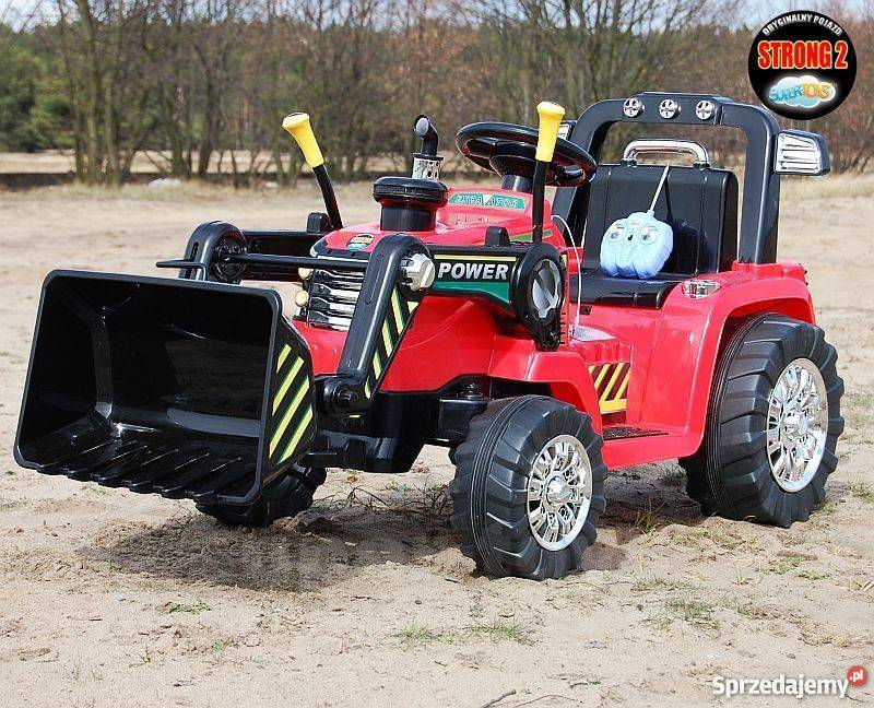 NAJMOCNIEJSZY TRAKTOR Z ŁYŻKĄ I PILOTEM 12V TRZY sprzedam