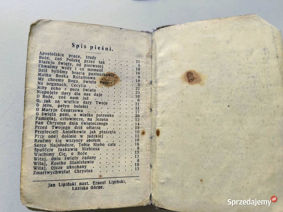 Stary modlitewnik 1930 r Rybnik