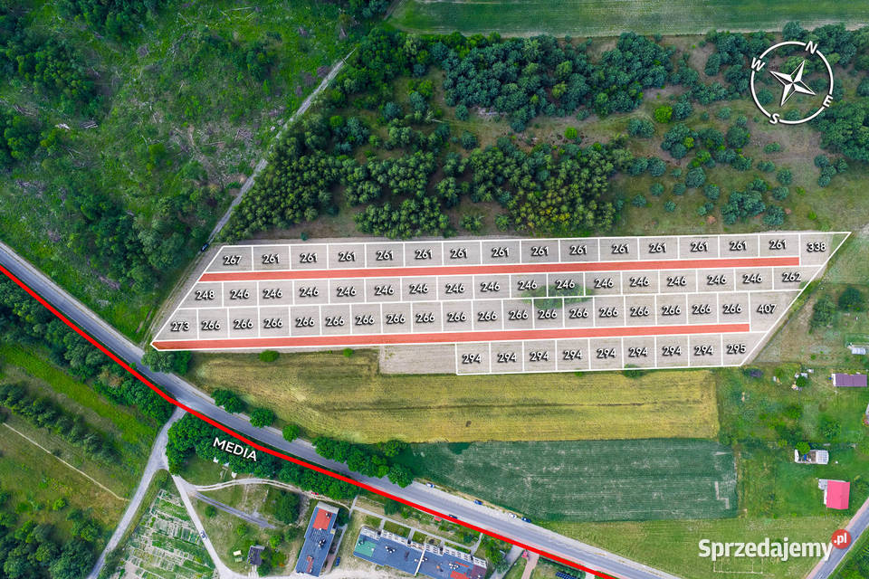 Jezioro Piaseczno działki plaży miejscowość 246m2 Kaniwola