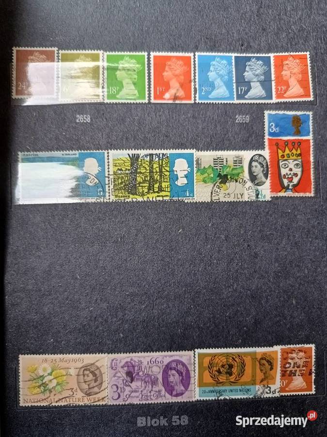 Znaczki PRL 19821983r z klaserem Jaktorów