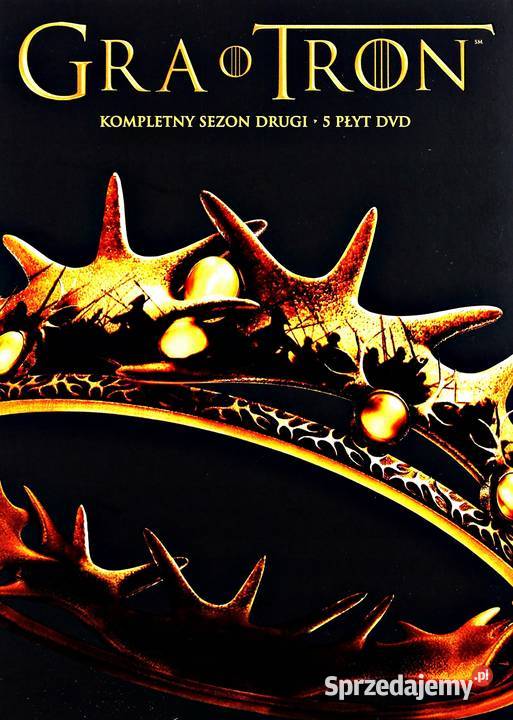 GRA O TRON KOMPLETNY SEZON DRUGI 5 PŁYT DVD Kalisz