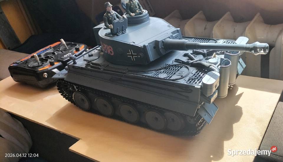 Czołg tygrys zdalnie sterowany pilotem 24Ghz