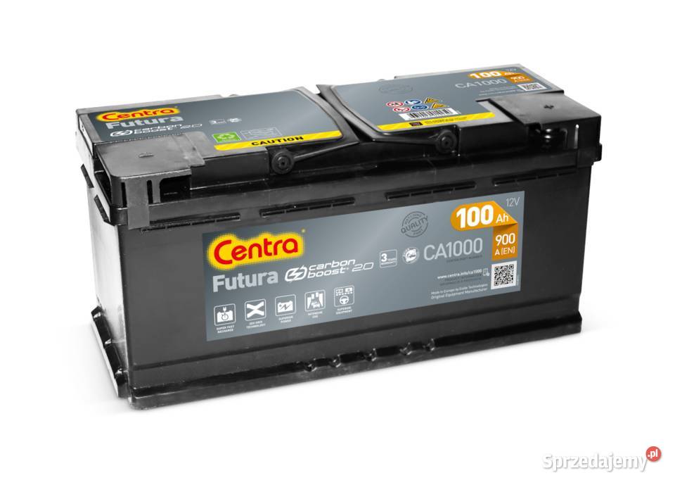 Akumulator Centra Futura 12V 100Ah 900A CA1000 Akumulatory
