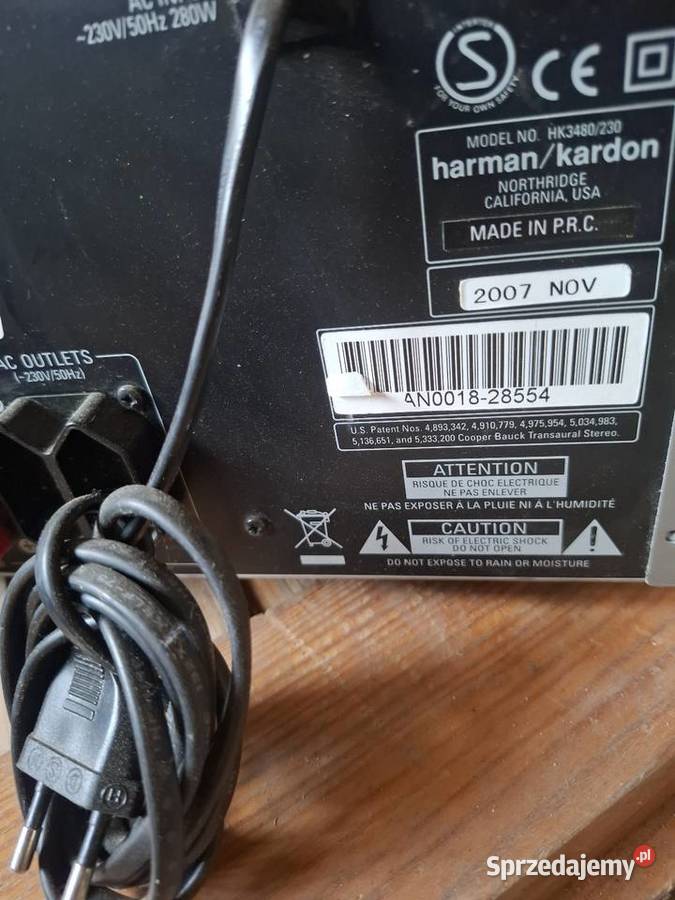 Amplituner HARMAN KARDON HK348 Seroczyn