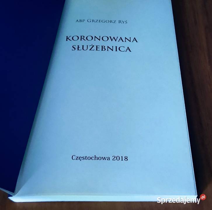 Koronowana Służebnica Grzegorz Ryś religioznawstwo, nauki teologiczne Gdańsk