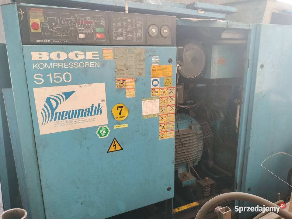 Sprężarka śrubowa BOGE S 150 Konin
