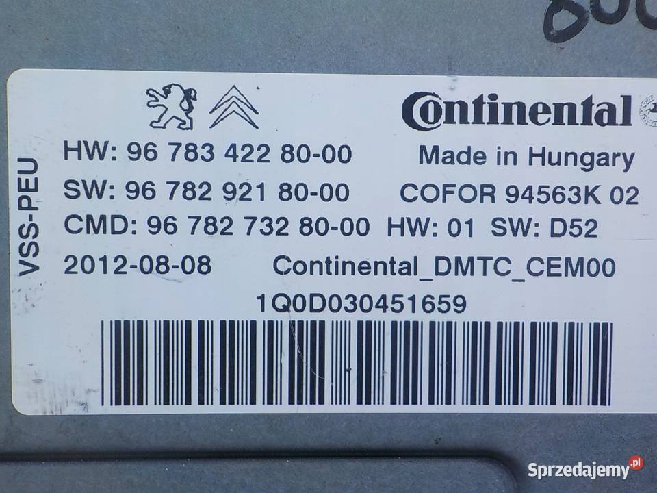 5008 I 16 EHDI AUT 12r sterownik modul START osobowe Suków