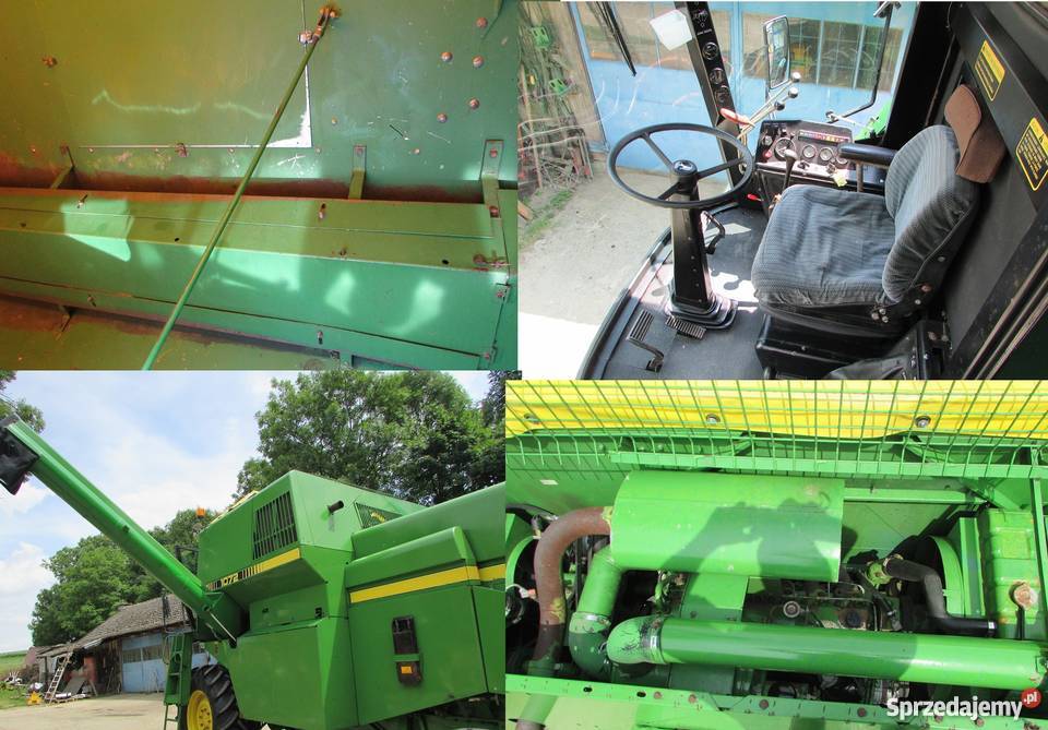 Kombajn zbożowy JOHN DEERE 1072 wózek stół klima Miechów