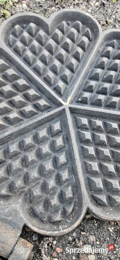 14Ładny stanPrzedwojenna żeliwna gofrownica zachodniopomorskie Barlinek
