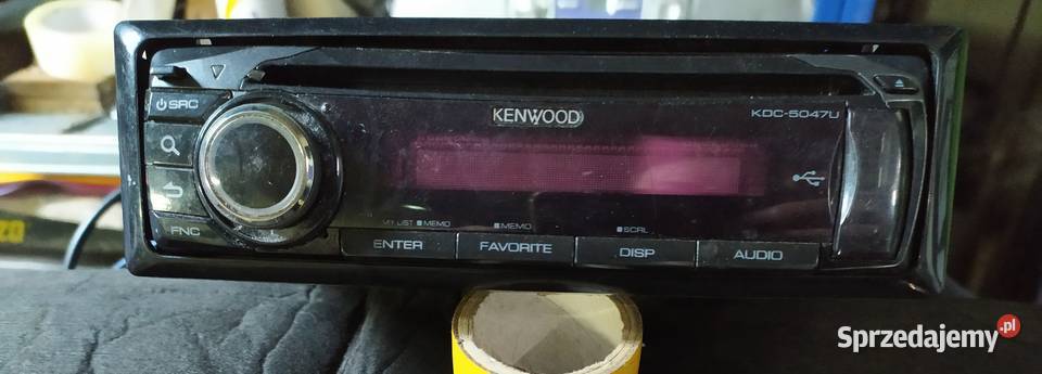 Radio samochodowe Kenwood KDC5047U mazowieckie Stare Faszczyce