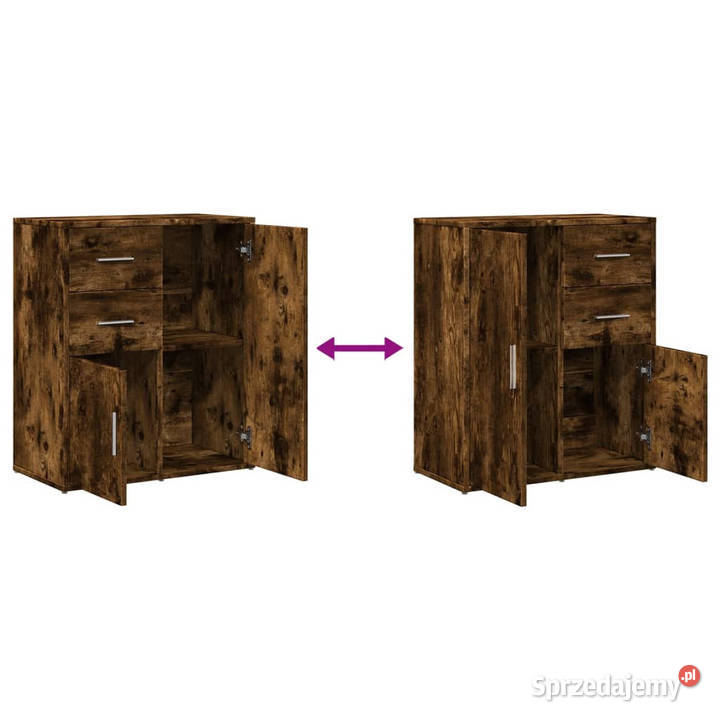 Szafki 2 przydymiony dąb 60x31x70 WM3276564 mazowieckie Warszawa