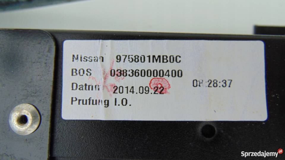 MECHANIZM ROLETY BAGAŻNIKA INFINITI Q70 Części samochodowe Nowy Tomyśl