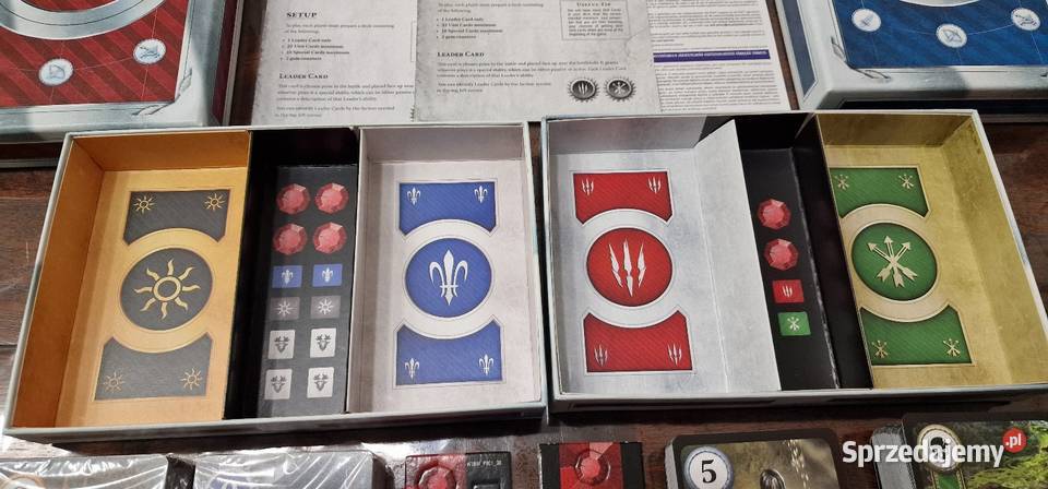 Wiedzmin karty gwint karty do gwinta 4 talie Augustów sprzedam