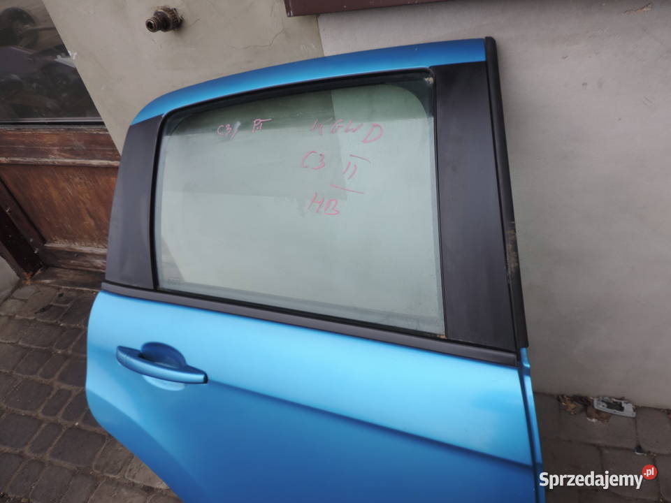 DRZWI PRAWY TYŁ TYLNE CITROEN C3 II KGWD Nowy Sącz