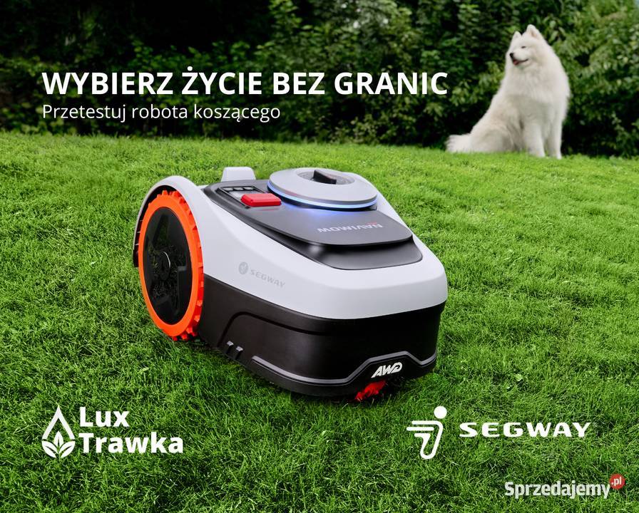 Robot koszący Segway Navimow i210 napęd na Limanowa sprzedam