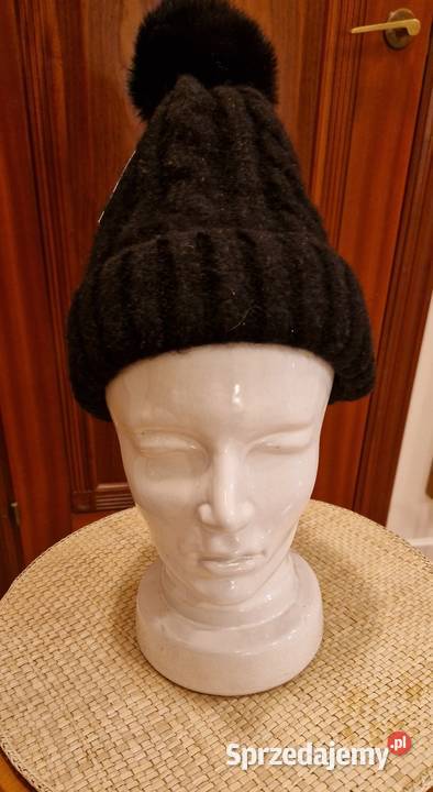 Damska CZAPKA SiNSAY z pomponem nowa z metką Pozostałe Lublin