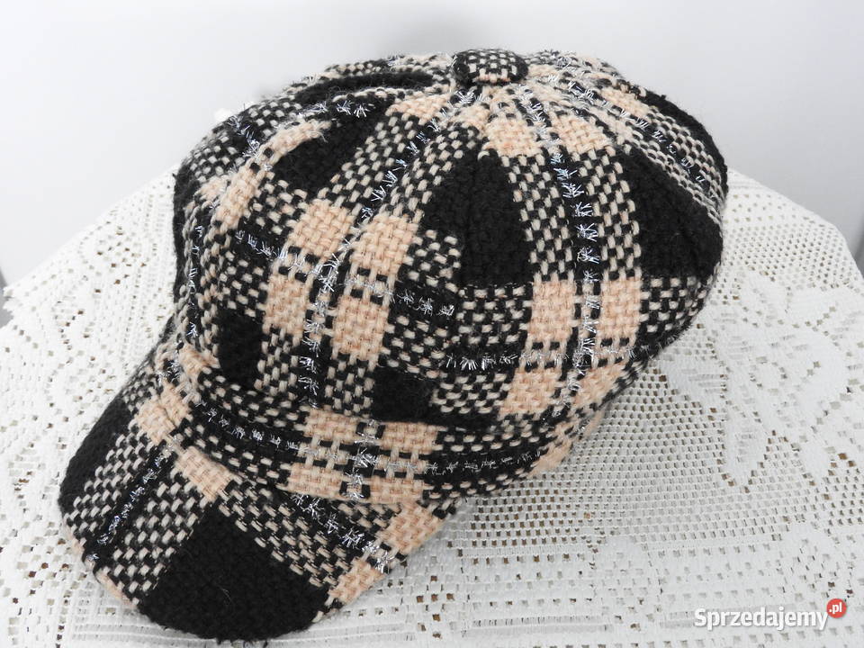 Czapka damska z daszkiem na chlodny sezon Bytom sprzedam