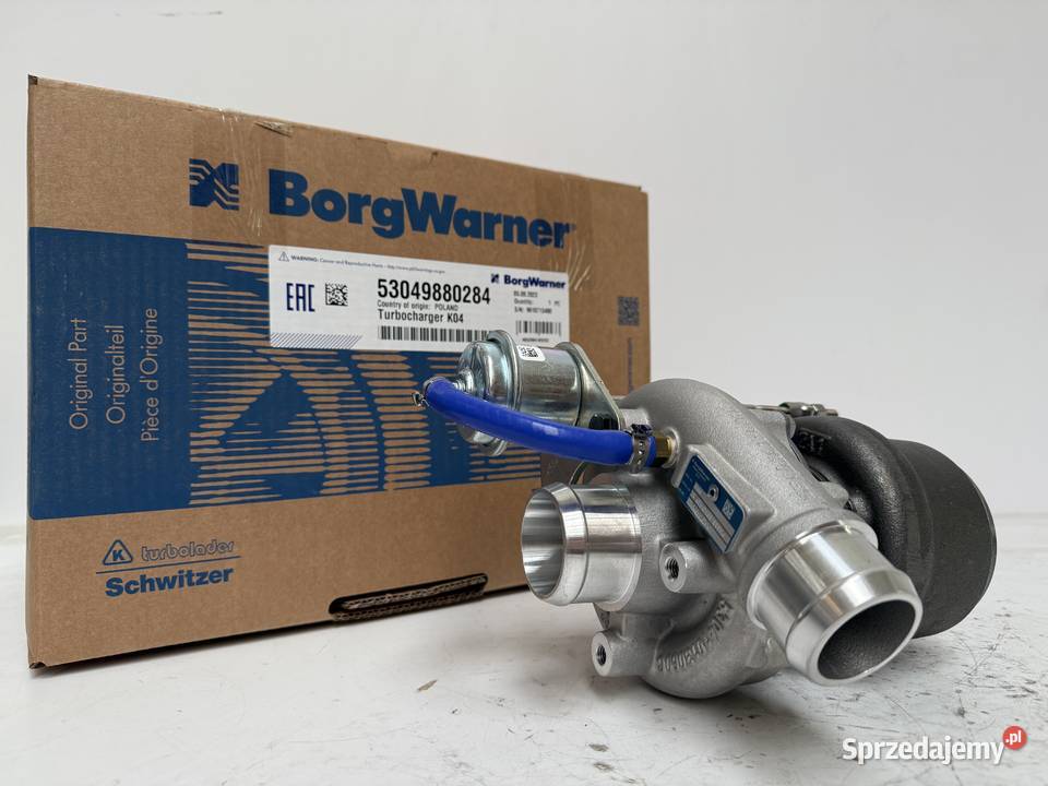 Turbosprężarka BorgWarner KKK 53049880284 Turbosprężarki Siedlce