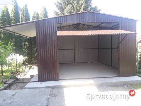 Garaż Blaszany z zadaszeniem Blaszak z Domki narzędziowe Katowice