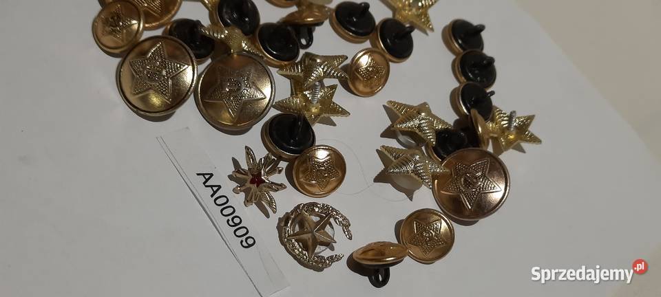 odznaczenia guziki ZSRR zestaw 3 AA00909